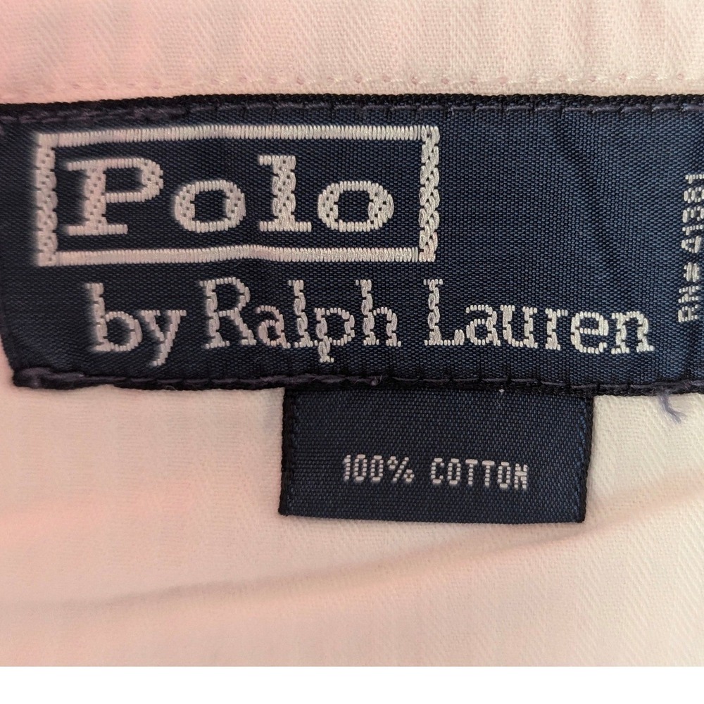 Polo Ralph Lauren Mens Pink 100% Cotton Chino Shorts RN 41381 Waist 37 Inseam 6 - Picture 10 of 13